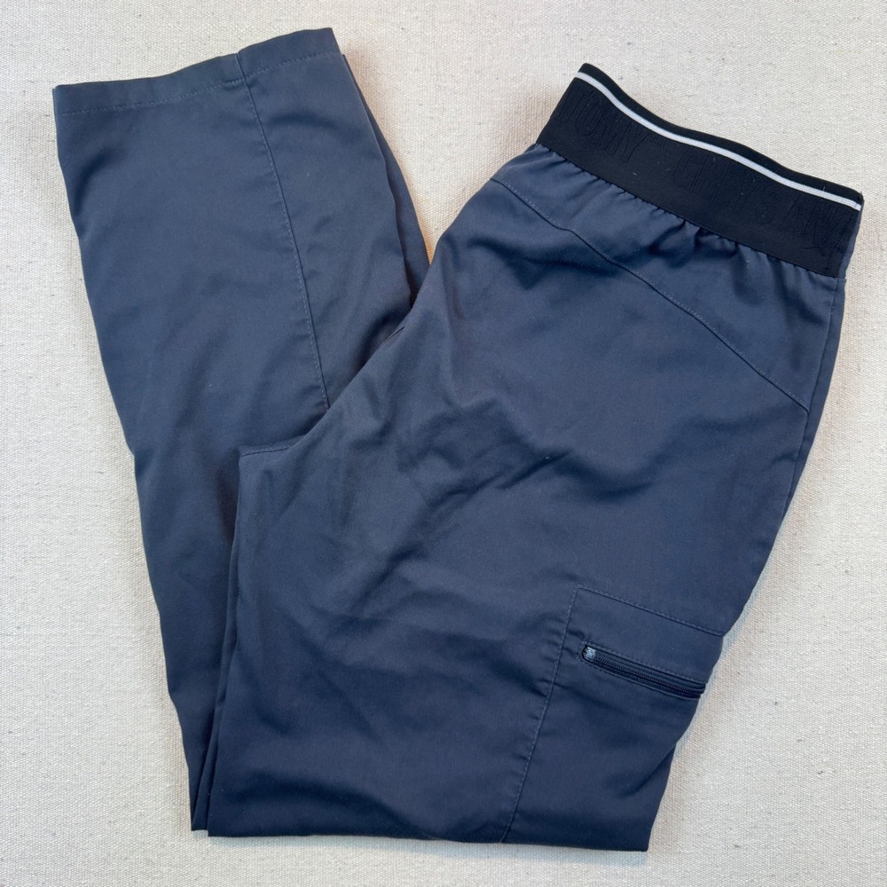 Grey's Anatomy MP Scrub Pants Women Charcoal Gray Spandex Stretch GRSP500P